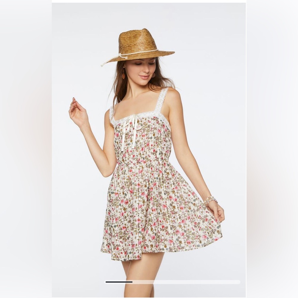 Floral mini dress